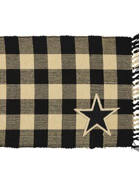 6 new Country Black Star Placemats
